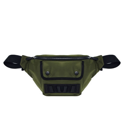 Green Color Fanny Hip Pack, Nylon Fanny Pinggang Tas Ringan
