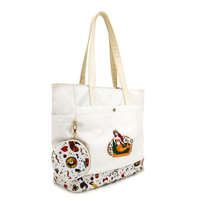 Tas Tote Sling Crossbody yang disesuaikan, Tas Tote Wanita Digtal Printing