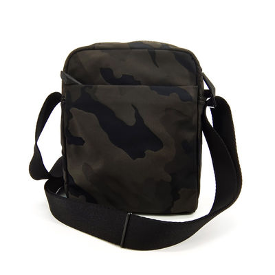 Camou Unisex Crossbody Tas Adjustable tahan lama dengan tutup ritsleting