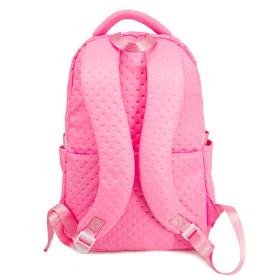 ODM Pink Unisex Tas Sekolah Rucksack Dengan Dua Bagian Utama