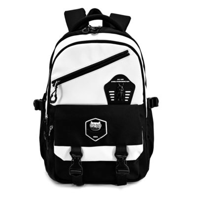 Zipper Penutupan Tas Sekolah ransel Gaya Unisex Ringan
