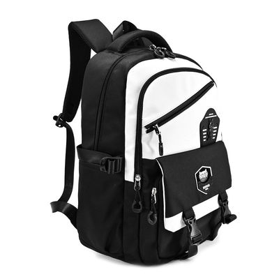Zipper Penutupan Tas Sekolah ransel Gaya Unisex Ringan