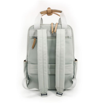 210D Polyester Tote Tas ransel Dengan Zipper Penutupan Tali Adjustable