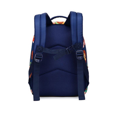 Tas ransel sekolah anak-anak berwarna biru dengan cetakan Arlikar