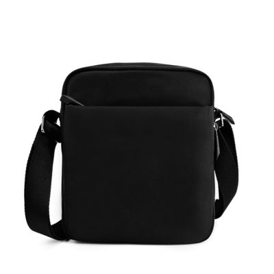 Travel Small Black Crossbody Bag Perpendicular dengan Handle Panjang OEM