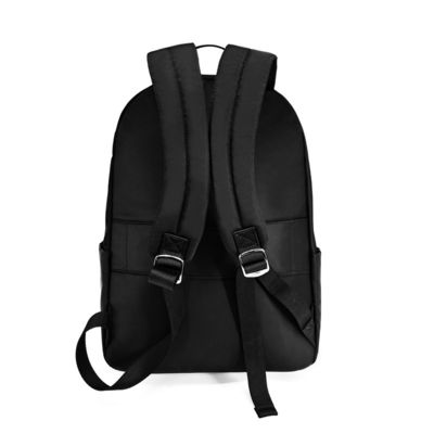Unisex Tas ransel Nylon Ringan Ringan Hitam Warna OEM
