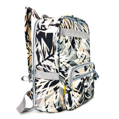 Cetak Daun Kain Lembut Tas ransel Ringan Water Repellent