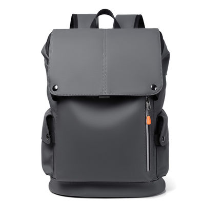 Tas laptop polyester terbalik ransel tahan air dengan kantong sepatu