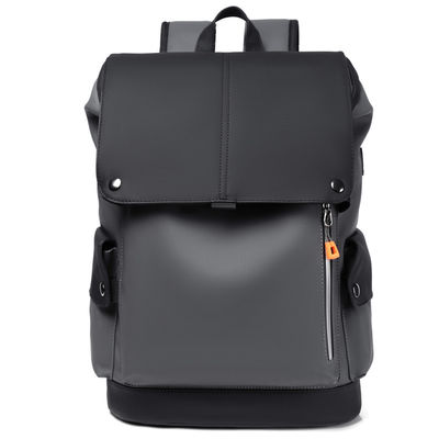 Tas laptop polyester terbalik ransel tahan air dengan kantong sepatu