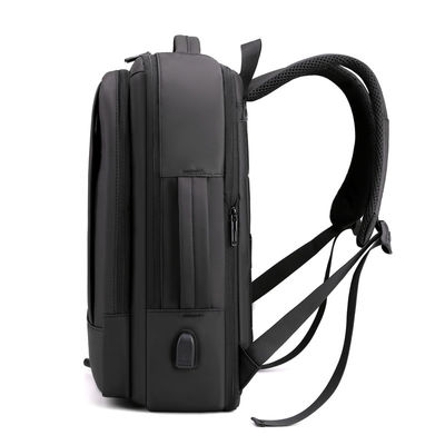 Tas Laptop Unisex Tas ransel Kunci Zipper Dengan Tali yang Bisa Disesuaikan