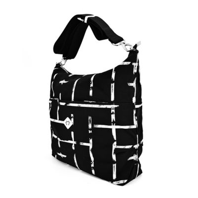 Fashion Style Crossbody Tote Handbag Dengan Penutupan Zipper Dan Ukuran Menengah
