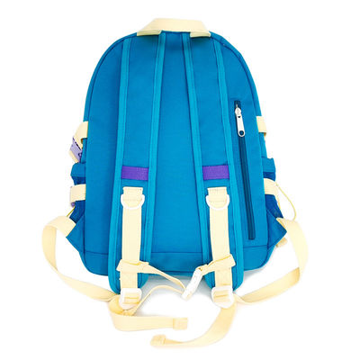 16L Kapasitas Soft Nylon Backpack Polyester Lining Dengan 2 Pocket Zippered