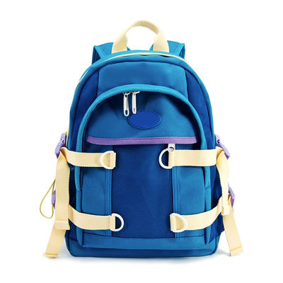 16L Kapasitas Soft Nylon Backpack Polyester Lining Dengan 2 Pocket Zippered