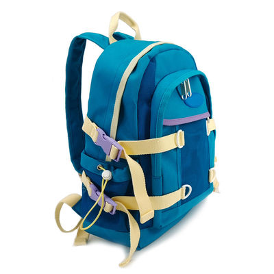 16L Kapasitas Soft Nylon Backpack Polyester Lining Dengan 2 Pocket Zippered