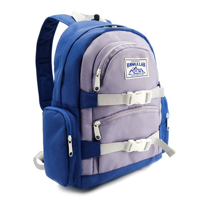 Tas Popok Nylon Lembut Tas ransel dengan 2 kantong luar Warna Biru
