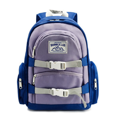 Tas Popok Nylon Lembut Tas ransel dengan 2 kantong luar Warna Biru