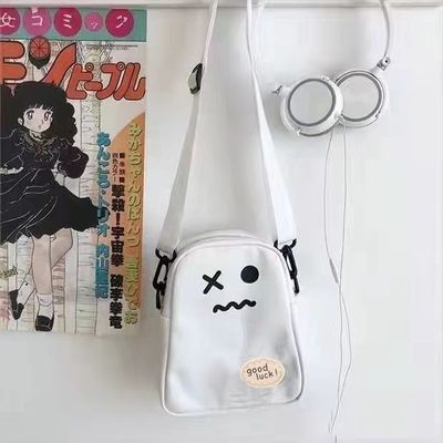 Wanita Tas Crossbody Belakang Cantik Warna Hitam Dengan Tali yang Bisa Disesuaikan