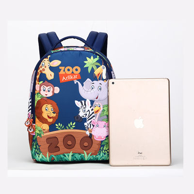 Kanvas tas ransel kecil modis dengan kunci ritsleting Multipurpose