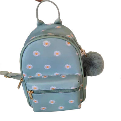 Penutupan Zipper Tas ransel mini modis Unisex Desain Kain Material