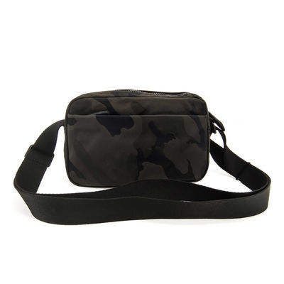 Tas Bahu Hitam yang Disesuaikan, Tas Sling Cross Body Dengan Tali yang Bisa Disesuaikan