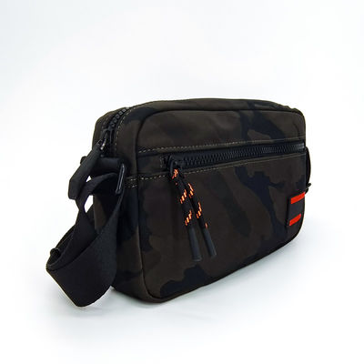 Tas Bahu Hitam yang Disesuaikan, Tas Sling Cross Body Dengan Tali yang Bisa Disesuaikan
