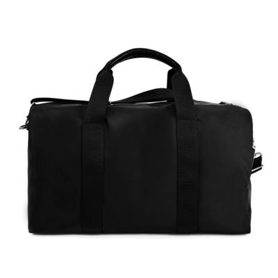 Tas Duffel Nylon Hitam yang Disesuaikan Tahan Air Multifungsi