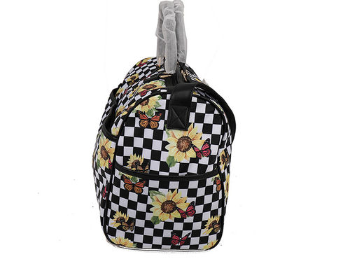 Tas Duffel Nylon tahan air dengan tali dan gagang yang dapat disesuaikan