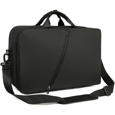 Tas Komputer Unisex Tas ransel Laptop Hitam Rucksack tahan air