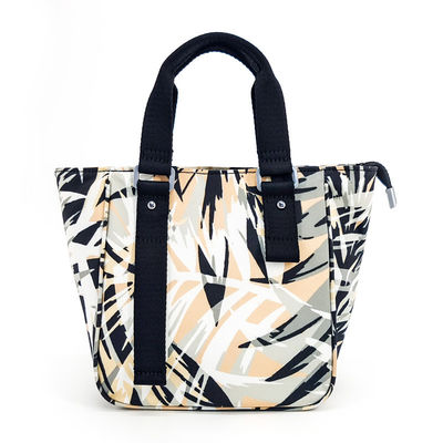 Unisex Crossbody Tote Handbag Dengan Hardware Tone Emas Berukuran Menengah