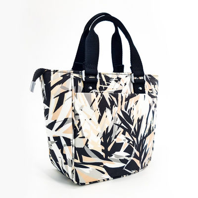 Unisex Crossbody Tote Handbag Dengan Hardware Tone Emas Berukuran Menengah