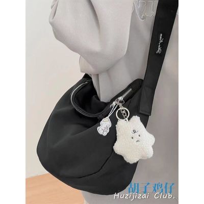 Tas Sling Crossbody yang dapat disesuaikan dengan material nilon poliester yang dapat disesuaikan
