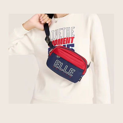 OEM Unisex Fanny Hip Bag, Water Resistant Hip Pack Dengan Zipper Closure