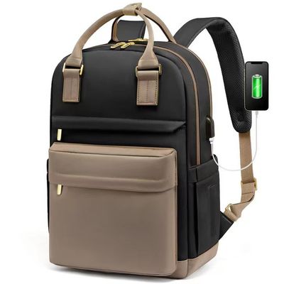 Tas ransel Unisex Tote yang disesuaikan untuk acara luar ruangan warna hijau