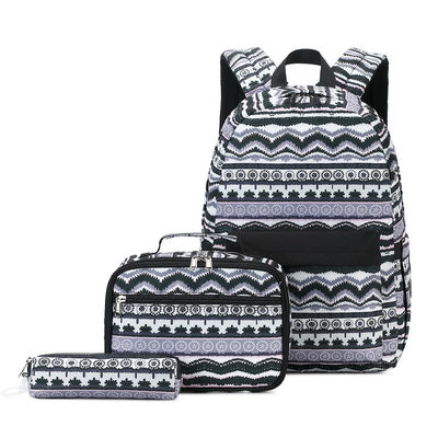 Tas ransel Nylon lembut wanita yang tahan lama dengan 2 ruang utama