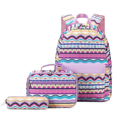 Tas ransel Nylon lembut wanita yang tahan lama dengan 2 ruang utama