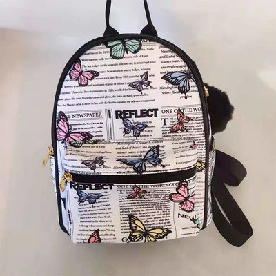 Tas ransel perjalanan mini yang disesuaikan Ringan dengan kantong ritsleting interior