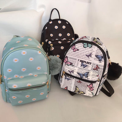 Tas ransel perjalanan mini yang disesuaikan Ringan dengan kantong ritsleting interior