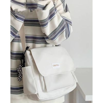 Polyester Lining Crossbody Sling Bag 15L Kapasitas Dengan 2 Kantong