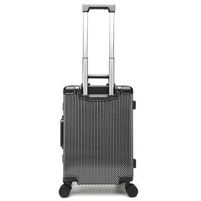 20 24 28 ABS+Pc Trolley Bagasi Bandara Kapasitas Besar Dengan Zipper yang Dapat Diekstensi