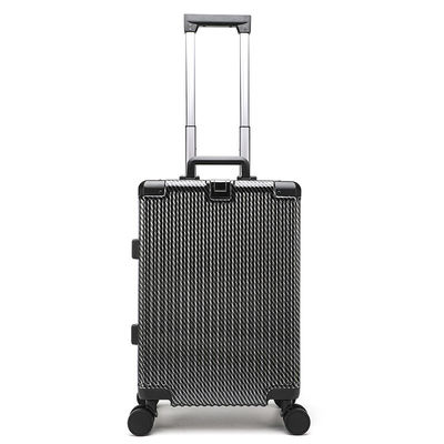 20 24 28 ABS+Pc Trolley Bagasi Bandara Kapasitas Besar Dengan Zipper yang Dapat Diekstensi