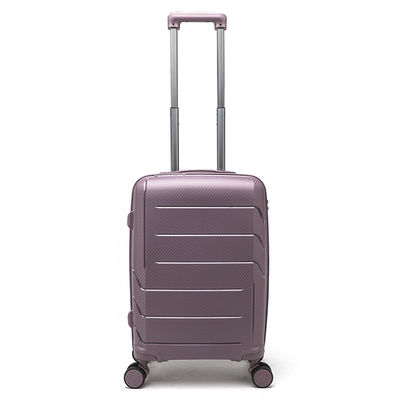 Set Bagasi Pink PP Bandara Kereta Bagasi Perjalanan Trolley Dengan Platform