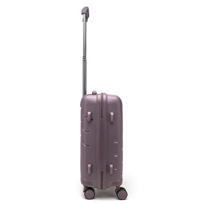 Set Bagasi Pink PP Bandara Kereta Bagasi Perjalanan Trolley Dengan Platform