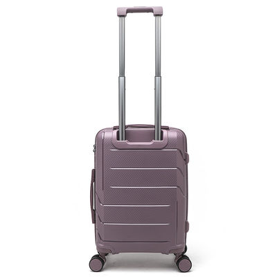 Set Bagasi Pink PP Bandara Kereta Bagasi Perjalanan Trolley Dengan Platform