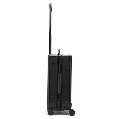 Unisex CFRP Travel Baggage Trolley Spinner Set koper aluminium