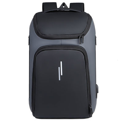 Tidak ada logo siap barang hitam laptop ransel rumit dan ransel mewah