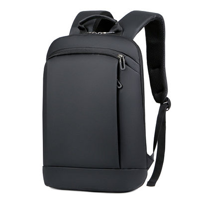 15.6 inci hitam tanpa logo tas ransel laptop unik EVA dibungkus kembali