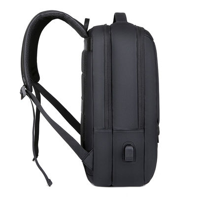 15.6&quot;Waterproof Fabric Black Laptop Backpack Ready Goods Service Logo